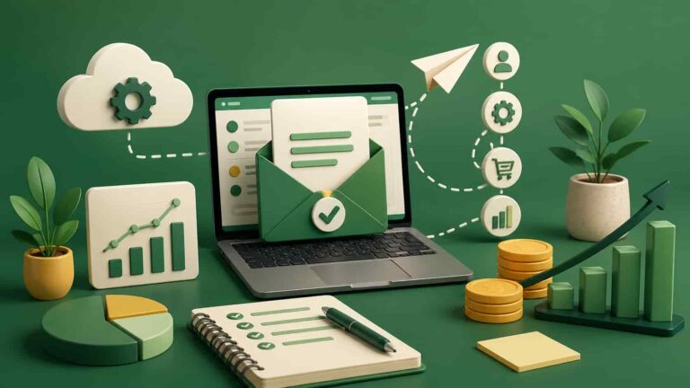 SaaS email marketing lifecycle with onboarding activation retention and expansion stages