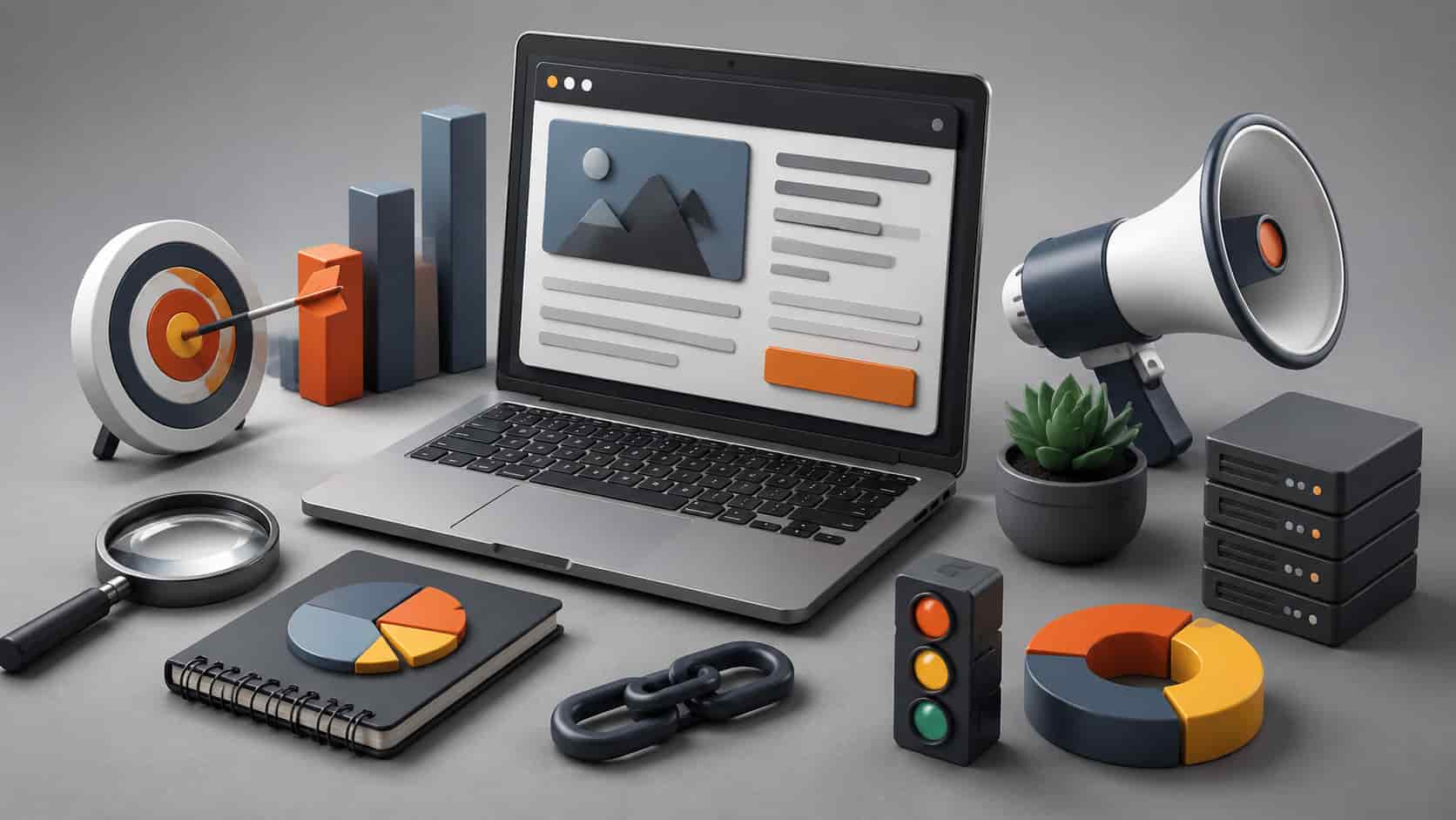 SaaS blog strategy infographic for driving traffic and lead generation.